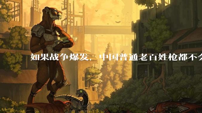 如果战争爆发，中国普通老百姓枪都不会打该怎样自卫？
