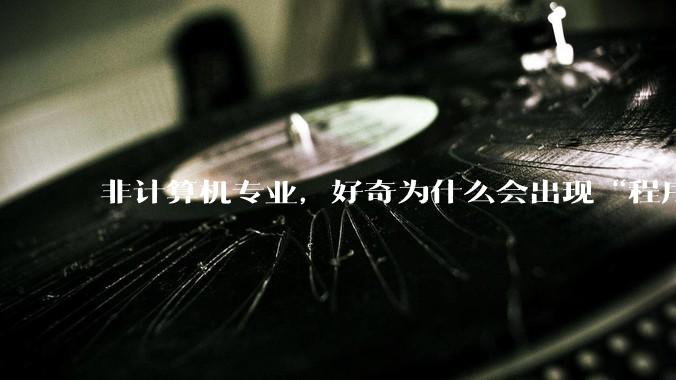 非计算机专业，好奇为什么会出现“程序依赖bug运行”的情况？